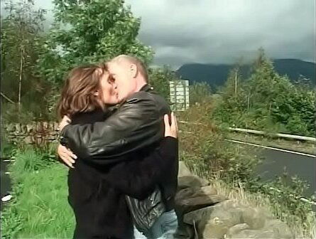 brunette Melonie likes fuck with aged pretty well outdoors