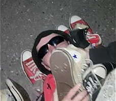 Converse worship slave sneakers fetisch