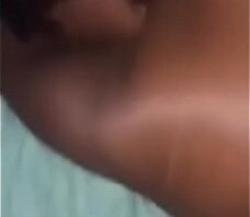 Creamy ebony takes dick