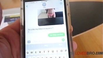 Cock hungry sister has stepbrother as a cock backup