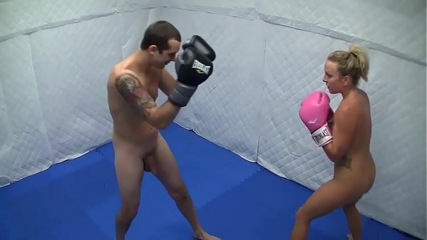 Hazel defeats competitive nude boxing match