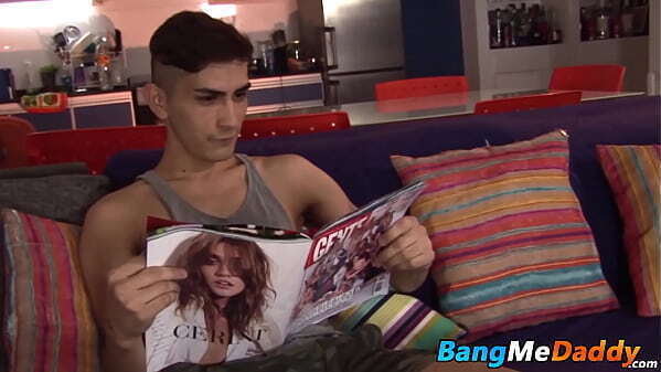 Twink yearns daddy'_s tight shaved hole