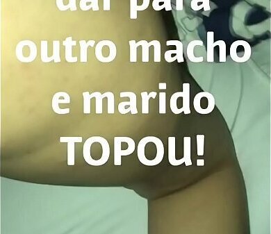 Esposa quis para outro macho marido topou!