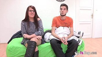 Normal looking girl proves herself the queen of kink with her high-school boyfriend