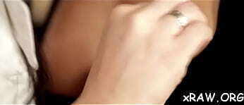 Serious anal pov with a darksome male in severe home clip