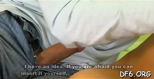 Young virgin shows delicate pink love tunnel