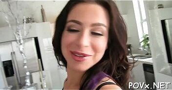 Stunning nymph performs oral enjoys also