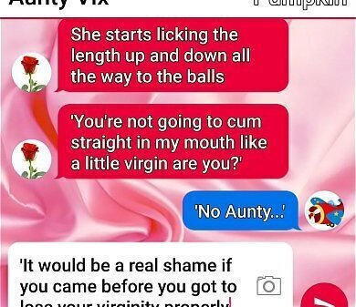 Aunty Pumpkin sext roleplay part