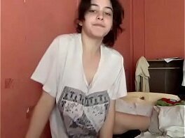 adorable young girl showing nice