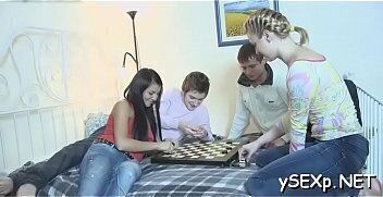 Group ends filthy cookies with lots orgasms