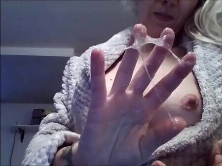 aunt spits magnificent boobs