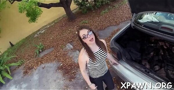 Tight amateur'_s juicy body being ravaged dick