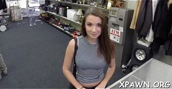 Nude little dilettante paid disrobe naked then fuck