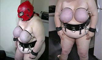 10-Nov-2016 Purple Tits and Cunt Weights (Sklavin/Esclave/slave)