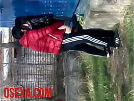 Узбечку выебали на улице секс на скрытую камеру