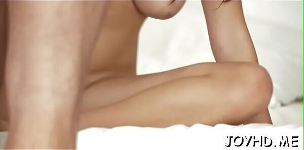 Soaking cookie teen girl gets roughly pounded