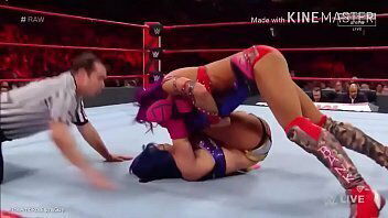 Sasha Banks takes Asuka limit.