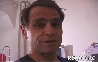 Gorgeous teenager enjoys belting pleasing titties