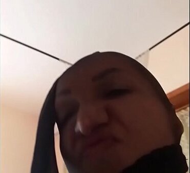 with stockings face have very face nose