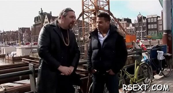 Horny visits prostitutes gets dick sucked