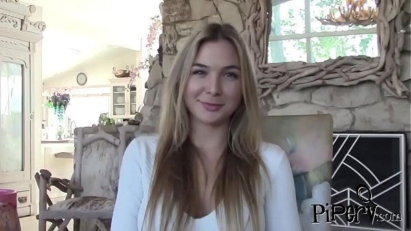 Tight blonde beauty taking doggy style fuck