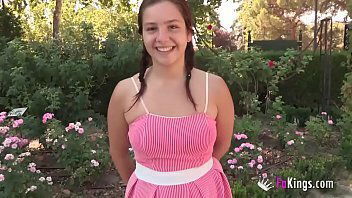 Tender 18 girl teasing Retiro denizens. Alba stops for nothing.