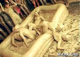 Hot butt doxies in scenes of messy sex in outdoor