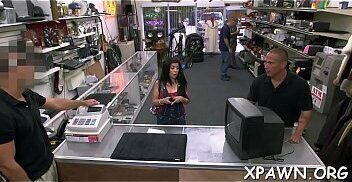 Exeptinal little non-professional showing stripped flesh