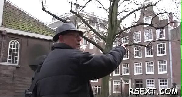 Sexy hooker gets finger fucked gives steamy oral-stimulation