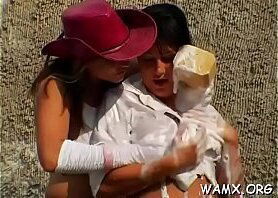 Lesbo messy porn video non-professional outdoor scenes