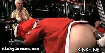 Get wanking cause hot slut is being penetrated now