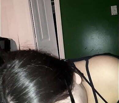 Daddysbadgirl giving blowjob