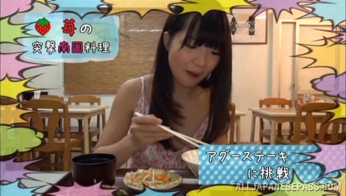 Sweet Ichigo Tominaga enjoys huge dick fucking her