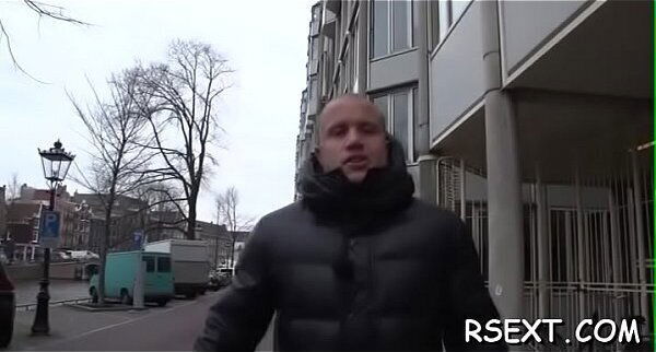 Sexy slim hooker mounts dong rides wildly