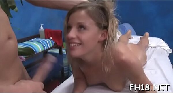 Wacko slut takes wang from massage therapist