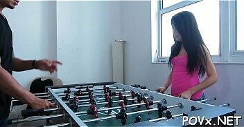 Breathtaking oral-job open seductive nymph