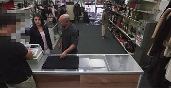 pushes large weenie inside lovely amateur