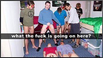 GAYWIRE Hell Brookes Dorm Room With Frat Hazing Ritual