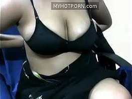 Desi Strips Saree Showing Huge Boobs myhotporn.com