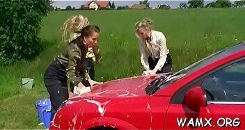 Breasty adult female enjoys messy solo moments camera