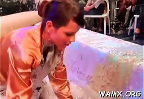 Sexy car wash moist look xxx play