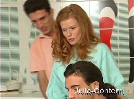 Redhair threesome fuck