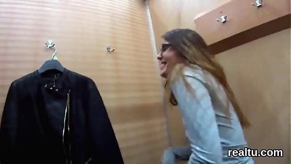 Attractive czech kitten teased mall screwed