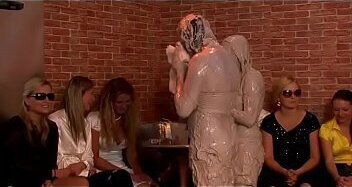 Moist look seduction with lesbians