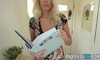 PropertySex - Very good looking real estate agent fucks home owner