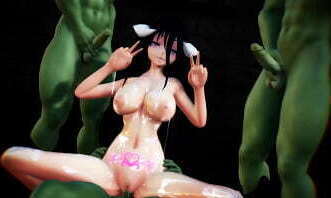 180319 [MMD]XXX Albedo and Orc