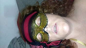 Ginger lady after Knight parade having some