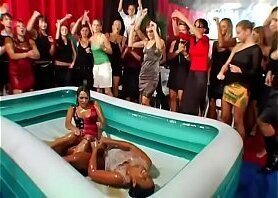 Public smutty sex movie scene