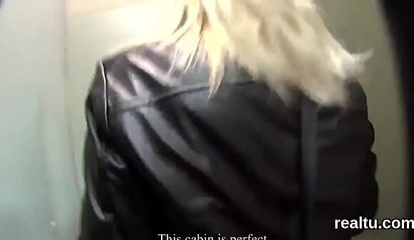 Striking czech girl tempted supermarket pounded