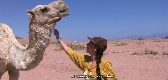 Pretty girl has sex on sandy beach